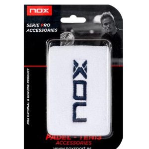 1876-MUÂ‚¬EQUERA NOX JUMBO BLANCA LOGO AZUL MARINO X 2