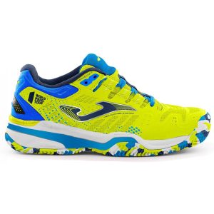 3718-ZAPATILLA JOMA SLAM JR 2309 AMARILLO LIMON AZUL