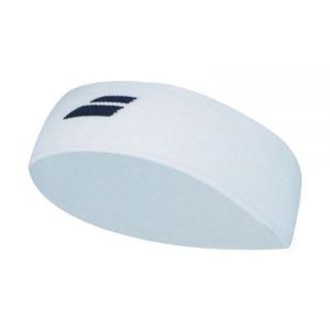 2340-BANDA BABOLAT BLANCO LOGO NEGRO