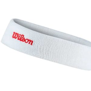2561-BANDA WILSON BLANCO LOGO ROJO