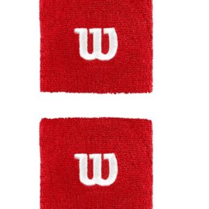 3008-MUÂ‚¬EQUERA WILSON WRISTBAND OSFA ROJA LETRA BLANCA