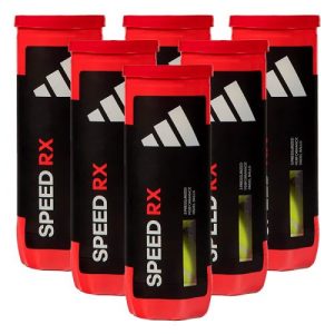 2160-PACK 6 TARROS DE PELOTAS ADIDAS SPEED RX X3 C/U