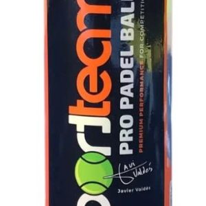 2228-TARRO DE PELOTAS DE PADEL SPORTTEAMS X3