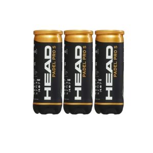3036-PACK 3 TARROS DE PELOTAS HEAD PADEL PRO S