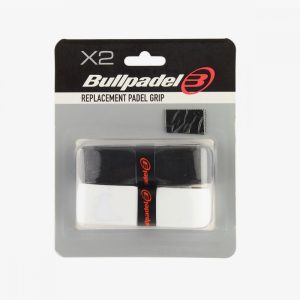 2631-GRIP BULLPADEL GR1210 BLANCO/NEGRO X2