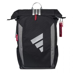 2087-MOCHILA ADIDAS MULTIGAME 3.4 NEGRO ROJO ALE GALAN