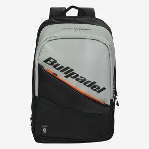 3223-MOCHILA BULLPADEL HACK GRIS VERDOSO BPM26002