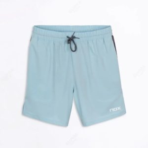 3698-SHORT NOX PRO AZUL CIELO LOGO BLANCO