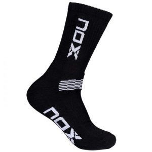 1841-CALCETIN NOX NEGRO LOGO BLANCO