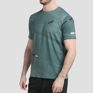 12077-CAMISETA BULLPADEL ADULA VERDE OLIVA