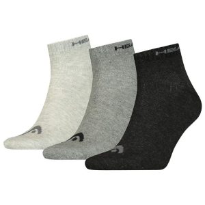 2524-CALCETIN HEAD TOBILLERO GRIS PACK DE 3