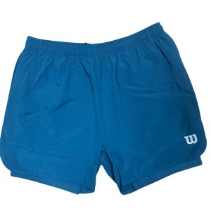 8066-SHORT WILSON CON CALZA AZUL PETROLEO
