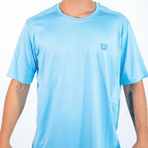 8075-CAMISETA WILSON MILENIUM CELESTE