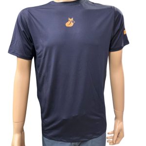 12113-POLERA TILKI POLY TEMEL NEGRO/NARANJO