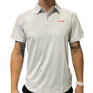 12061-CAMISETA NOX POLO HOMBRE TEAM REGULAR BLANCA