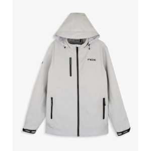 8805-CHAQUETA NOX SOFTSHELL HOMBRE TEAM GRIS CLARO